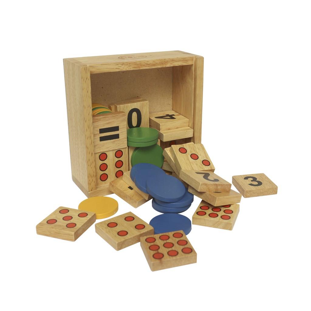 Đồ chơi gỗ Bộ học toán | Winwintoys 61312 | Phát triển trí tuệ, tư duy cho bé | Đạt tiêu chuẩn (CE) và (CR)