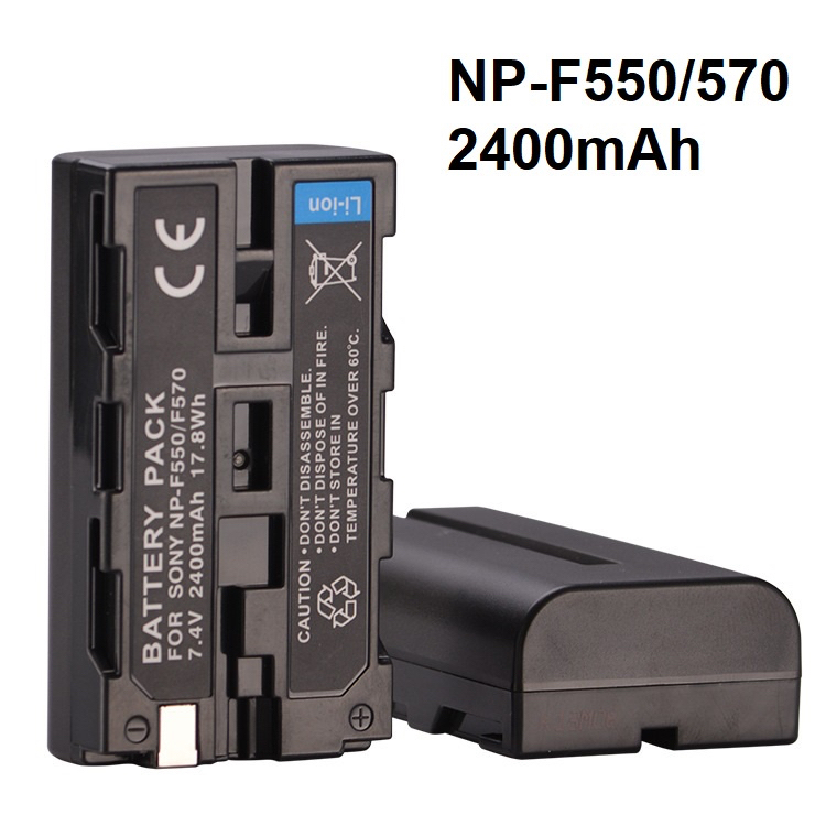 Pin Dành Cho Máy Ảnh, Máy Quay Phim,Pin Đèn Flash NP-F550. NP-F750, NP-F970