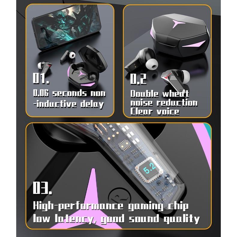 Tai Nghe Bluetooth TWS T33 Âm Thanh Sống Động Chất Lượng Cao Kèm Hộp Sạc