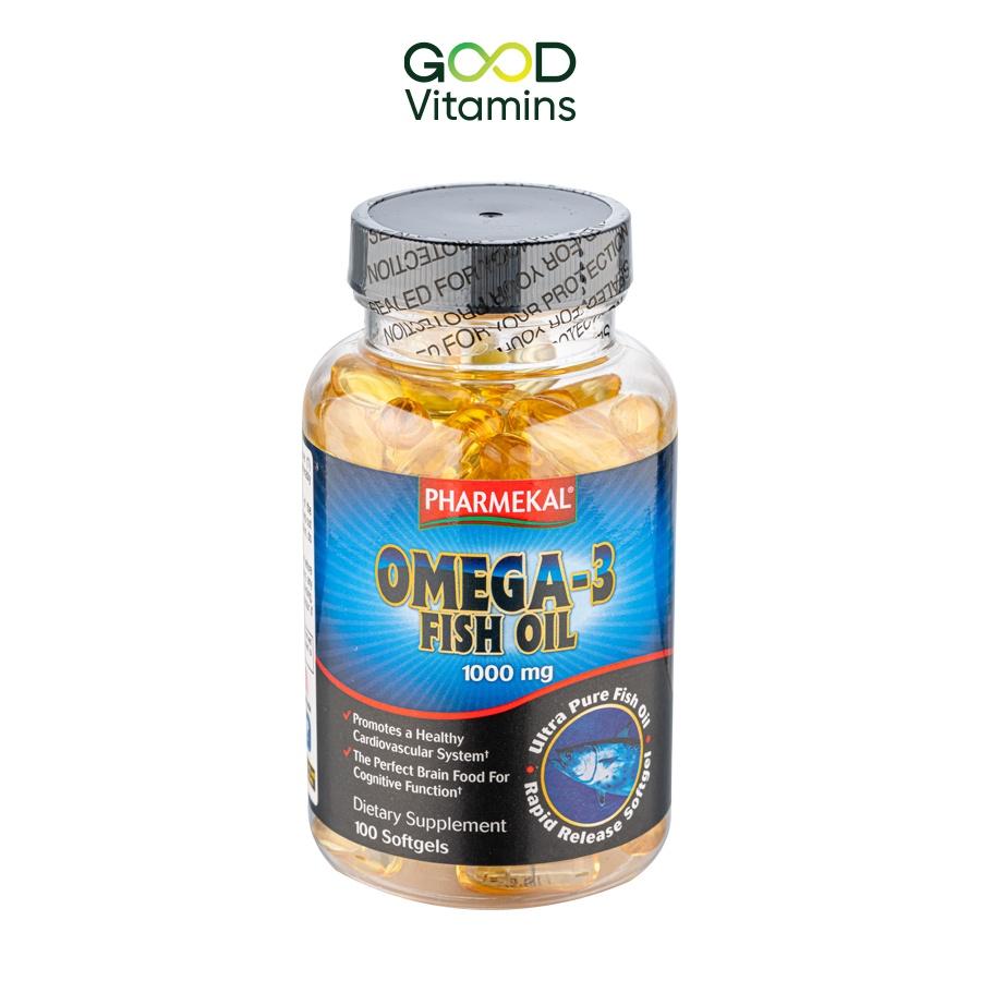 Viên Uống Dầu Cá Omega 3 Fish Oil Phamekal Dạng viên 1000mg