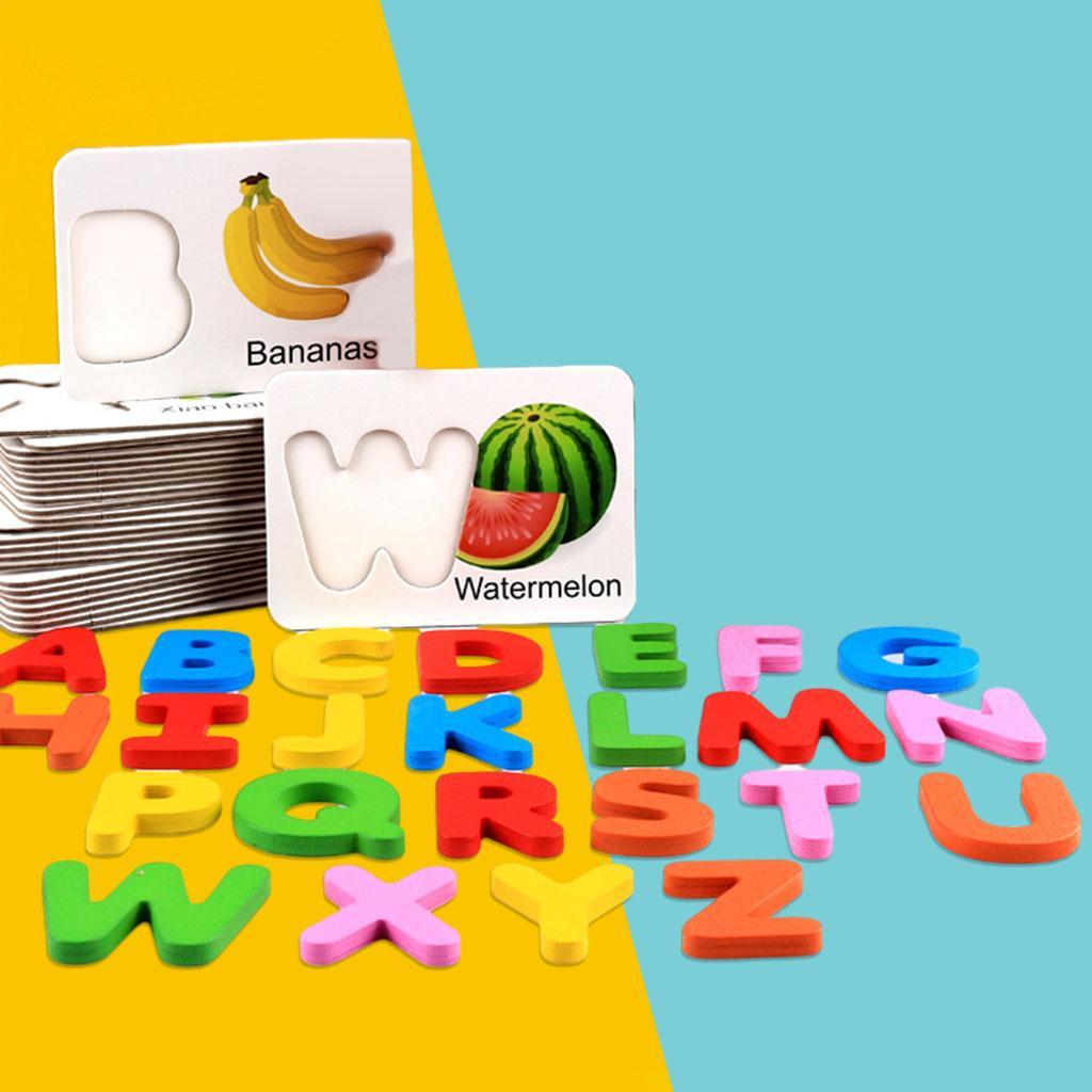 Matching Letter Game Early Educational Toy for Children Birthday Gifts