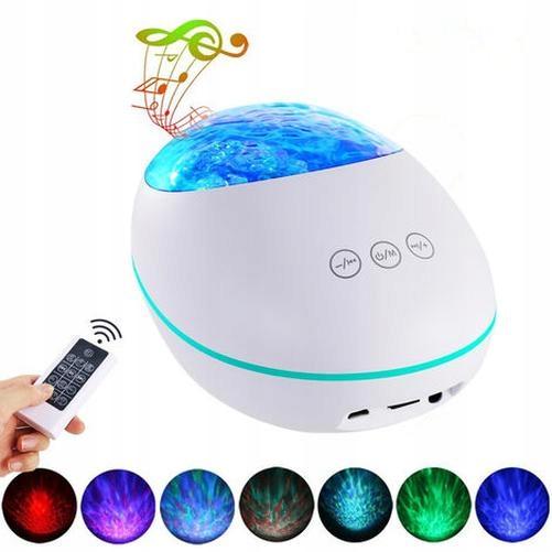 Máy chiếu Star, 8 chế độ LED Star Projector Light, chiếu sáng thiên văn có thể điều chỉnh độ sáng với loa Bluetooth, điều khiển từ xa, hẹn giờ trẻ em dành cho người lớn (trắng)