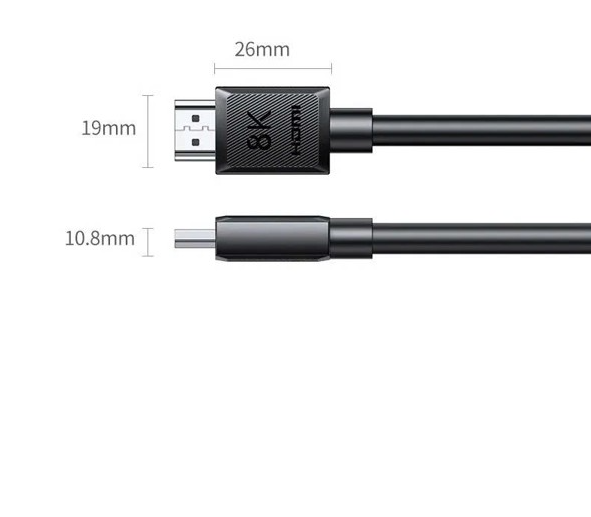 Cáp HDMI 2.1 dài 5M 8K@60Hz 48Gbps hỗ trợ HDR eARC Ugreen 45434 cao cấp - Hàng chính hãng