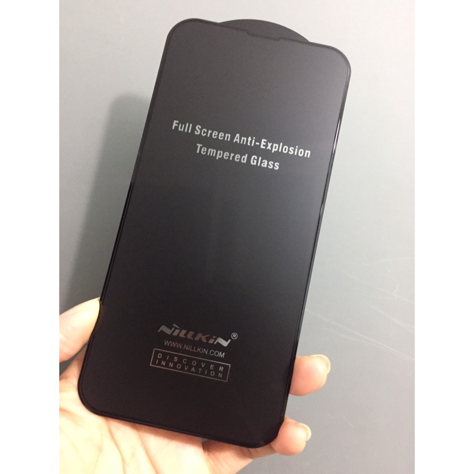 Cường lực full màn hình phủ Matte chống bám vân tay cho iP 13 Pro Max / 14 plus Nillkin FogMirror - Hàng chính hãng