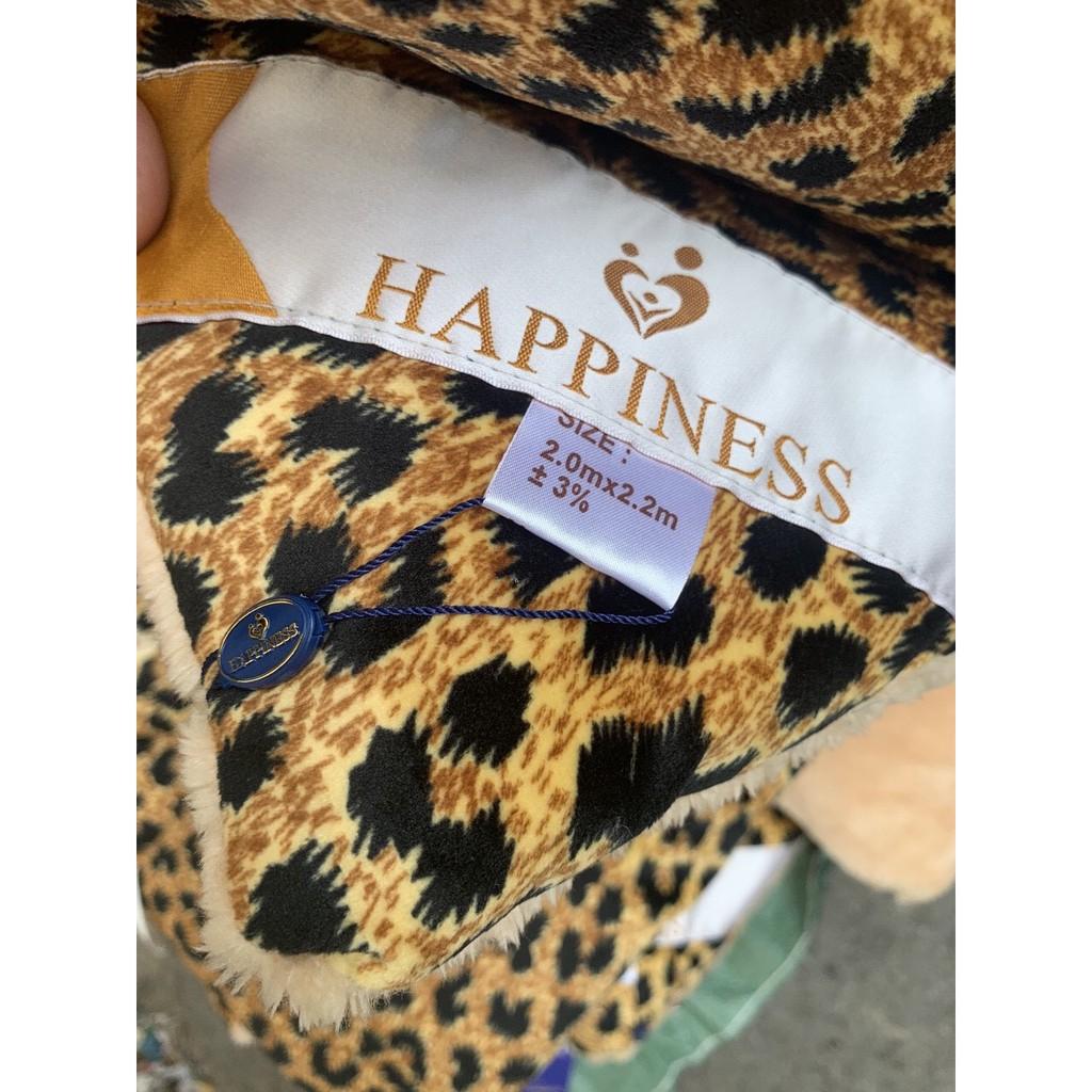 Chăn lông thỏ happiness