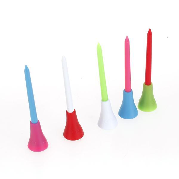 100pcs 3 3/8 Inch  Large Rubber Cushion Top Plastic Golf Tee Tees Bulk