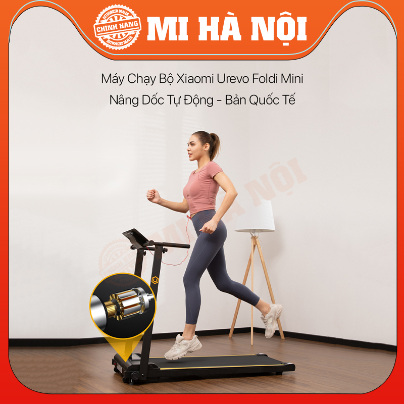 Máy Chạy Bộ Xiaomi Urevo Folding Mini – Nâng Dốc Tự Động, Bản Quốc Tế - hàng chính hãng