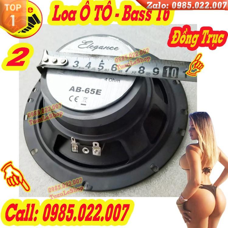 LOA XE OTO - LOA ĐỒNG TRỤC - AUDIO BLACK 65E - GỒM CẢ BASS TREBLE - AD65E - 2LOTAD65E