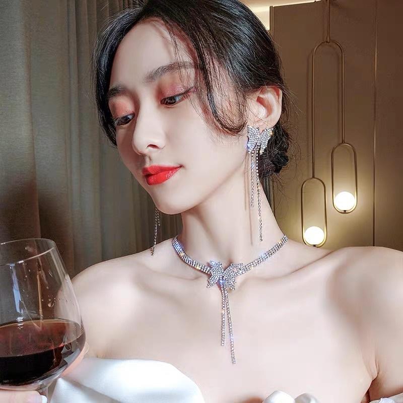 Vòng cổ đính đá phong cách thanh lịch nhiều mẫu - Arora boutique