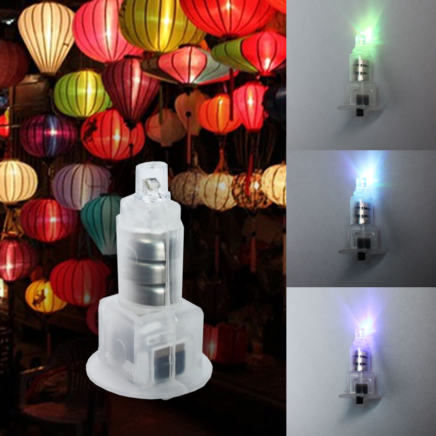 Combo 10 ĐÈN LED CHỚP 7 MÀU DÙNG PIN 3AAA SỬ DỤNG CHO ĐÈN LỒNG, ĐÈN TRUNG THU VÀ CÁC ĐỒ CHƠI TRẺ EM.