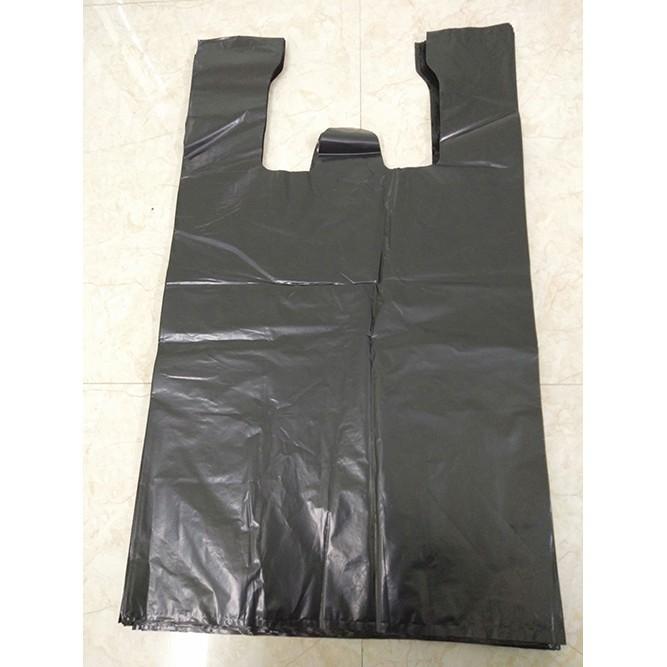 Túi nilon đen đựng rác, đóng hàng có quai loại đựng 5kg, 10kg, 15kg, 20kg
