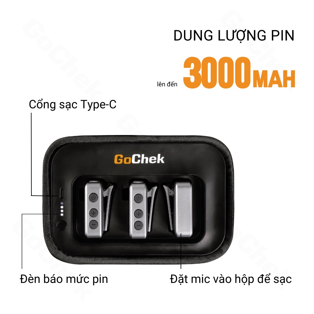 Micro thu âm không dây Sothing Gocheck D Ultra Plus, tích hợp sử dụng, đa thiết bị, đa chức năng- Hàng chính hãng