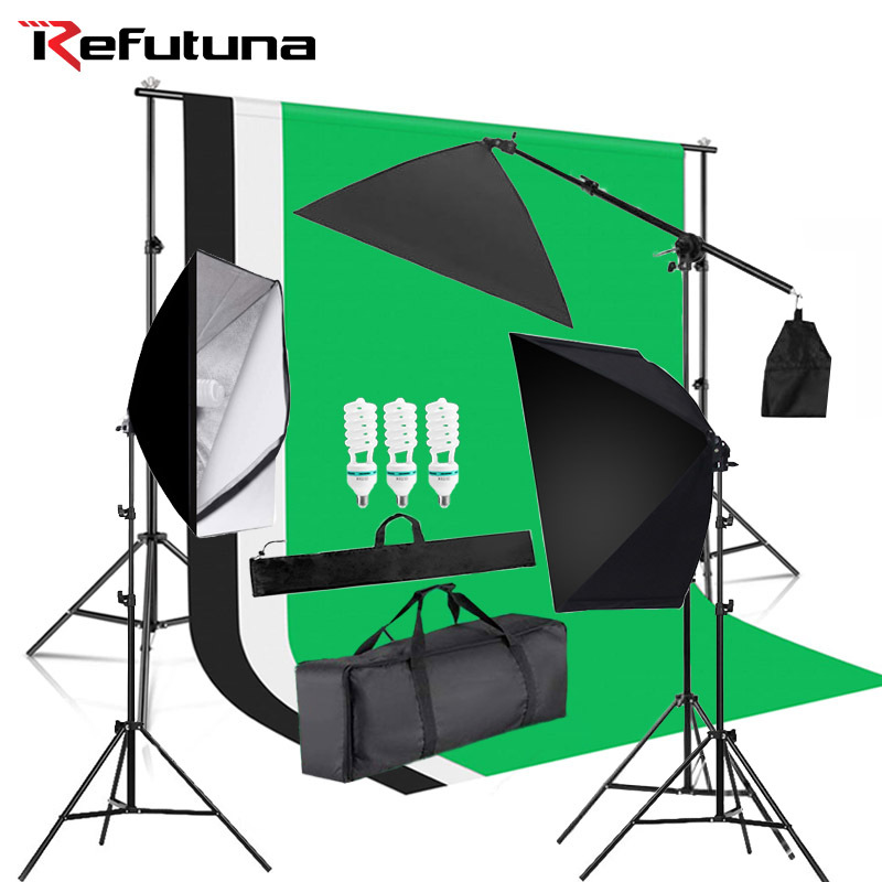 Bộ Kit K7 chụp hình NHIỀU món khung treo phông 3 nền ,3 softbox bóng 200w ,1 TAY TREO SOFTBOXBộ Kit K7 chụp hình NHIỀU món khung treo phông 3 nền ,3 softbox bóng 200w ,1 TAY TREO SOFTBOX