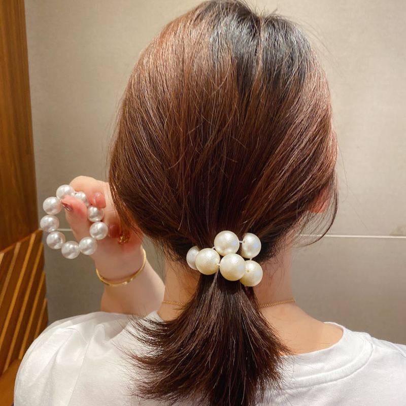 DÂY BUỘC TÓC KẾT NGỌC TRAI SANG CHẢNH HÀN QUỐC - NUNAM SHOP