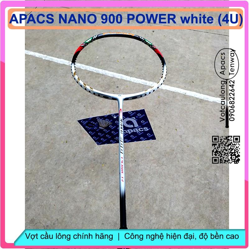Vợt cầu lông Apacs Nano Power 900 - 4U - trắng thanh thoát