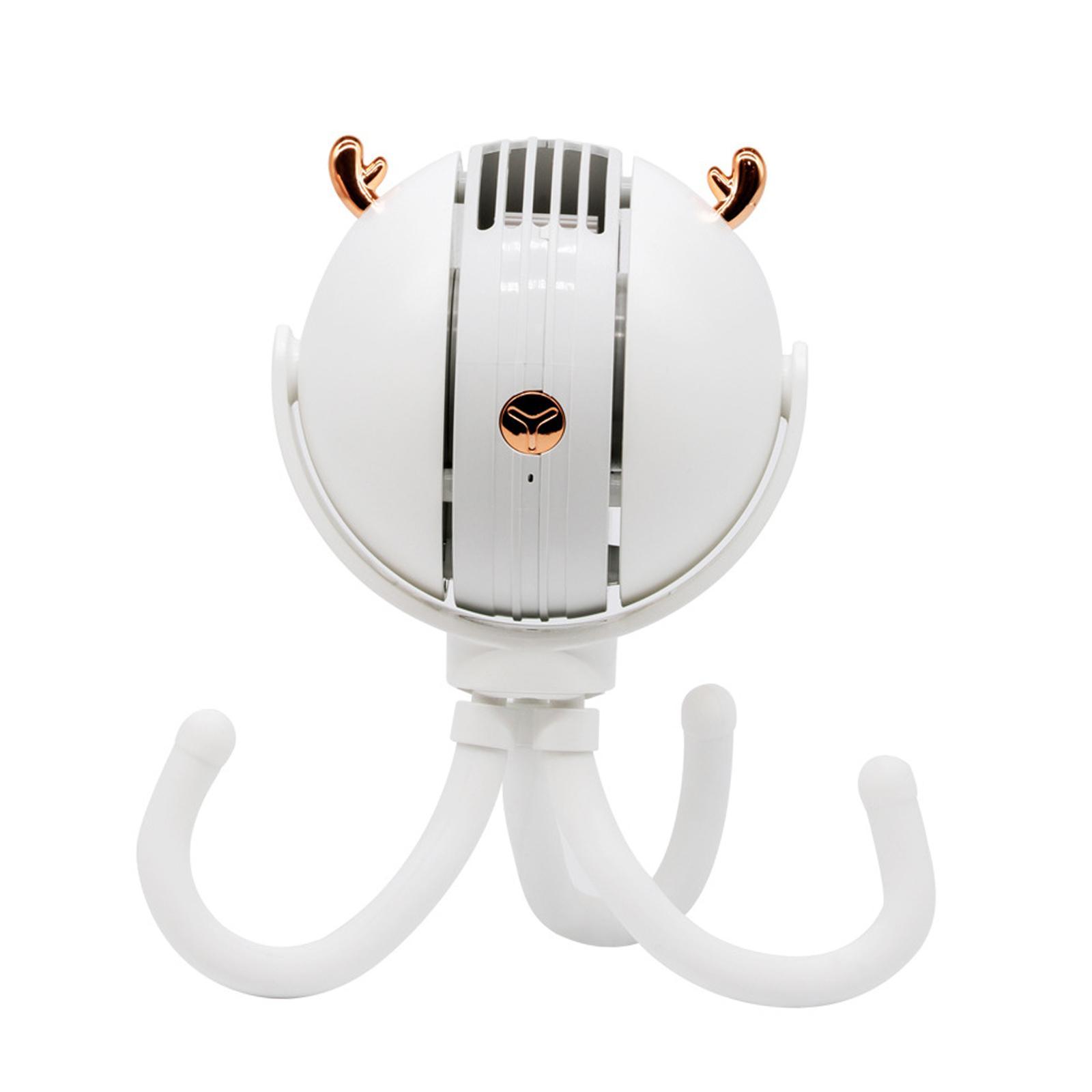 Cute Portable Stroller Fan Handheld Fan for Car Seat Speed