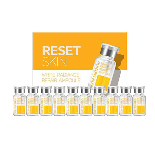 Tinh chất sữa Hỗ trợ chữa trị nám da, trắng sáng da Genocell- Reset Skin White Radiance Repair Ampoule (1 hộp 10 ống)