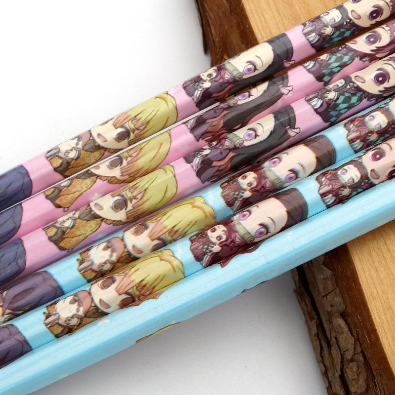 Set 12 Bút Chì Gỗ Họa Tiết Anime