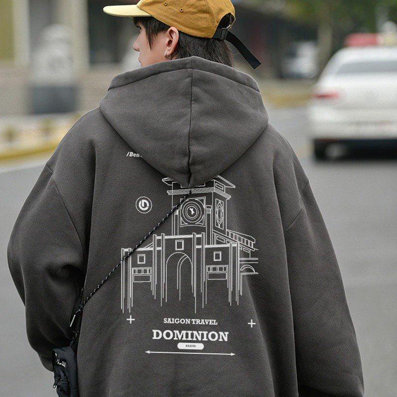 Áo Hoodie DOMINION Form Rộng Nam Nữ Unisex