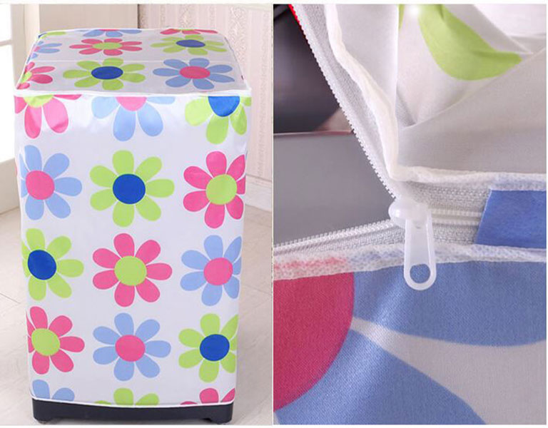Áo Trùm Máy Giặt Cửa Trước 7-8kg Vải Satin Chống Nước, Bụi, Nắng, Rách Bền Đẹp
