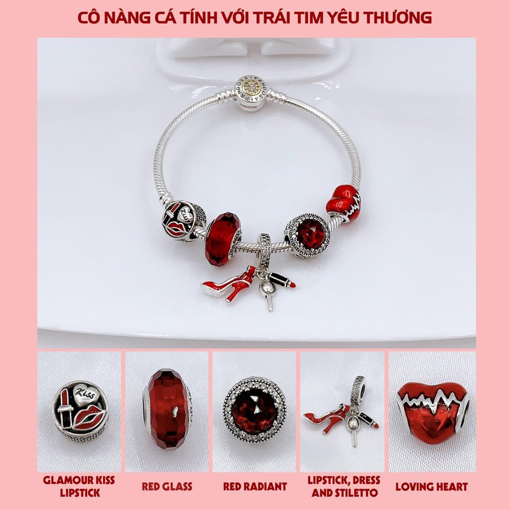 Vòng Bạc S925 ALE Cao Cấp - CÔ NÀNG CÁ TÍNH VỚI TRÁI TIM YÊU THƯƠNG