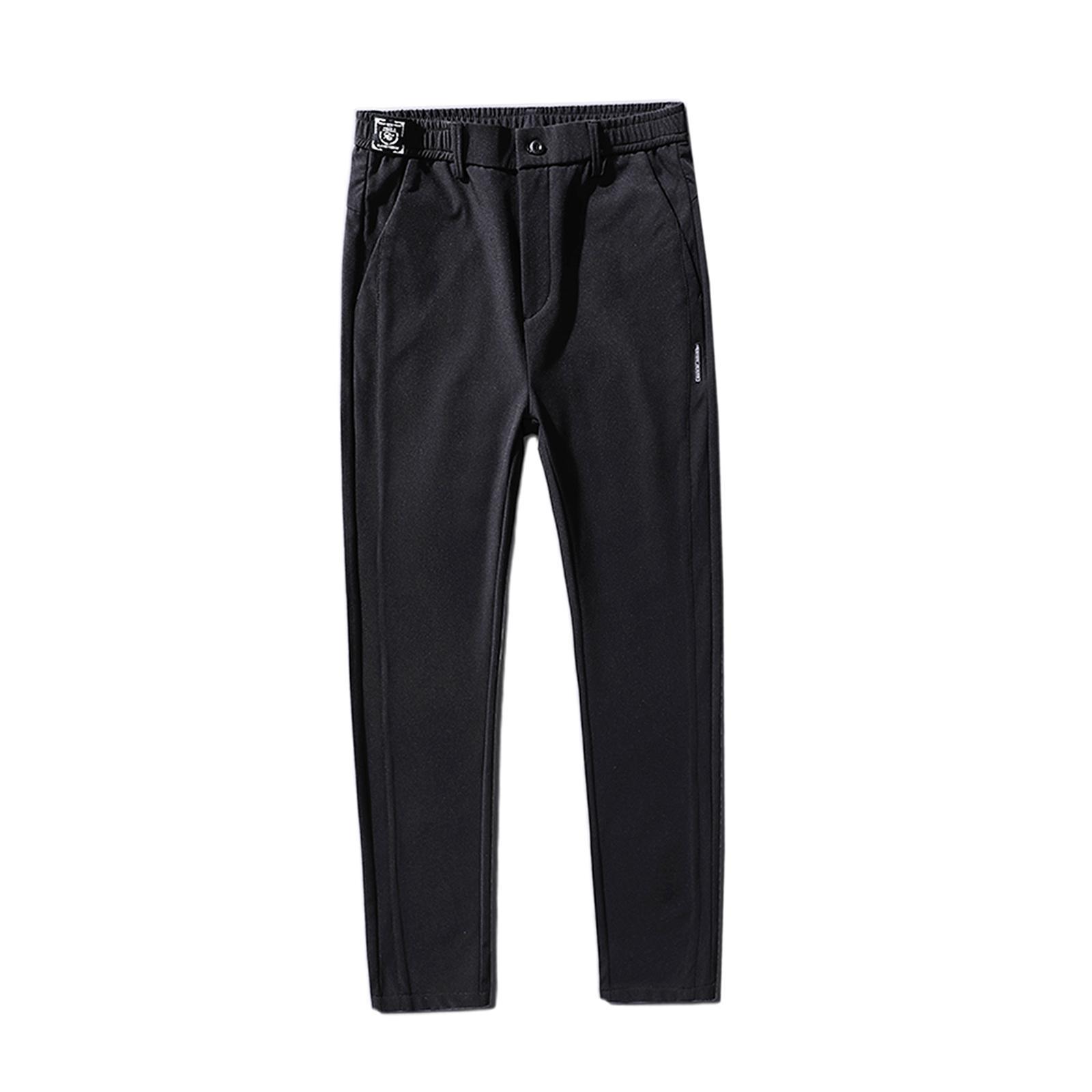 Men Casual Pants Relaxed Fit Summer Trousers Construction Boys Stretch Pants