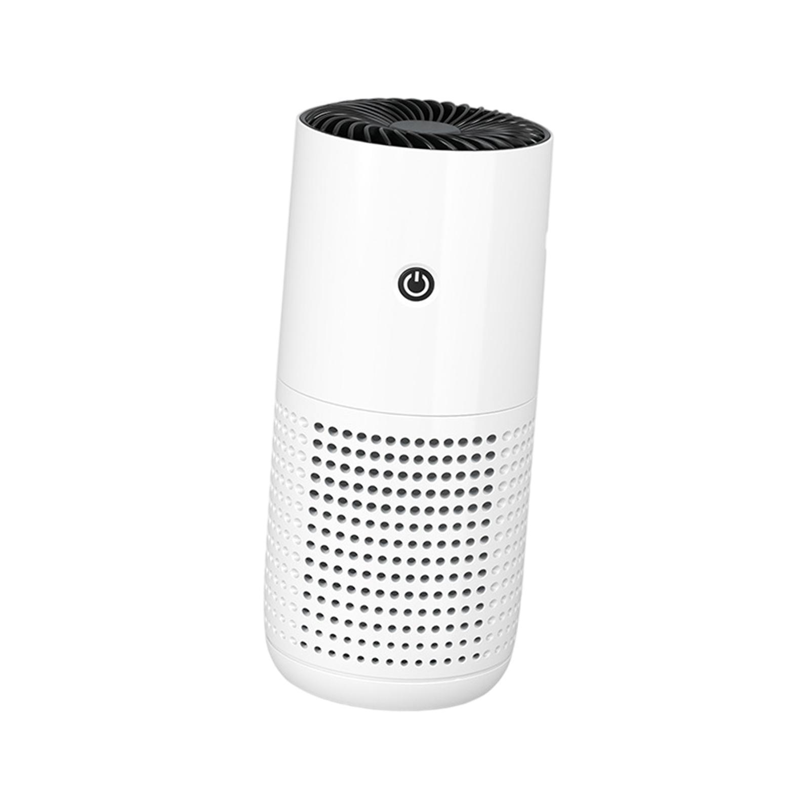 Car Air Purifier USB Rechargeable Freshener Air Cleaner for Smoke Home Pet Odors Desktop