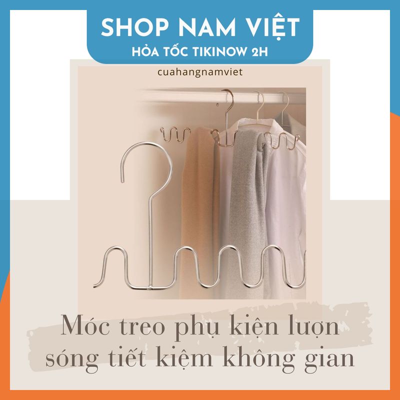 Móc treo phụ kiện lượn sóng thông minh tiết kiệm không gian