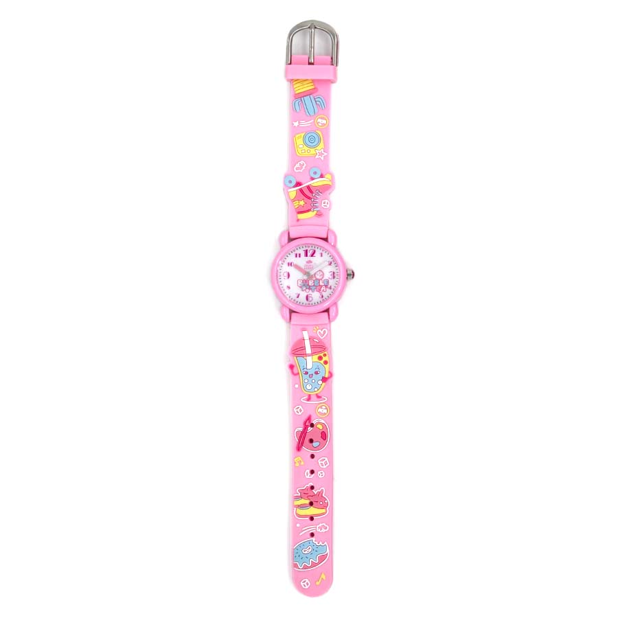 Đồng Hồ Trẻ Em Clever Watch - Milk Tea Hồng Clever Hippo WG011/PINK