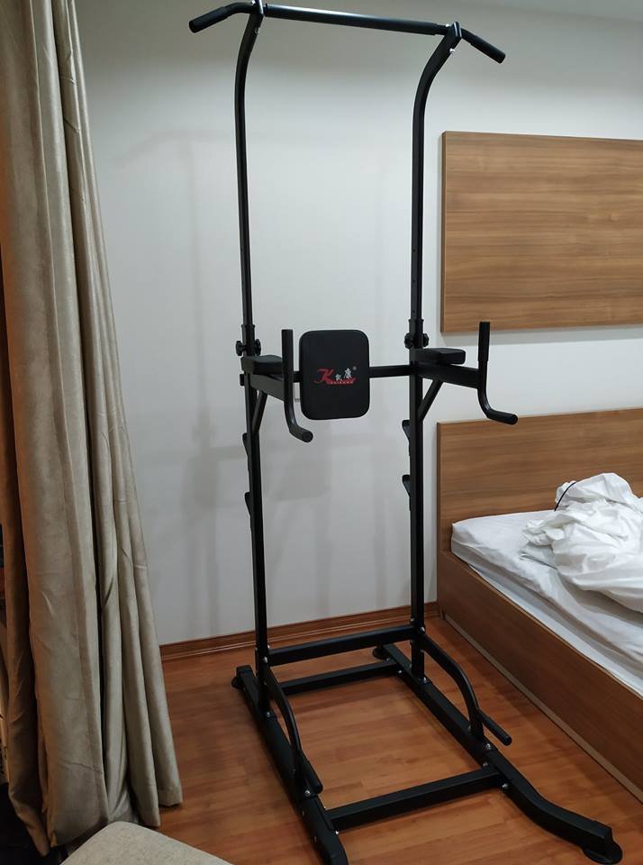 XÀ ĐƠN T056 chuyên dùng cho bài tập xà đơn, xà kép tại nhà ngoài ra kết hợp bài tập hít đất