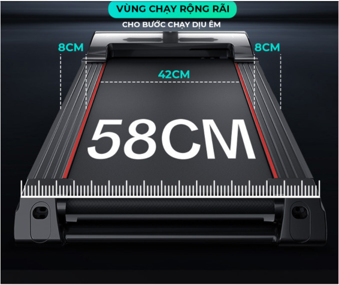 Máy chạy bộ Kingsport BK-8000 đa năng new