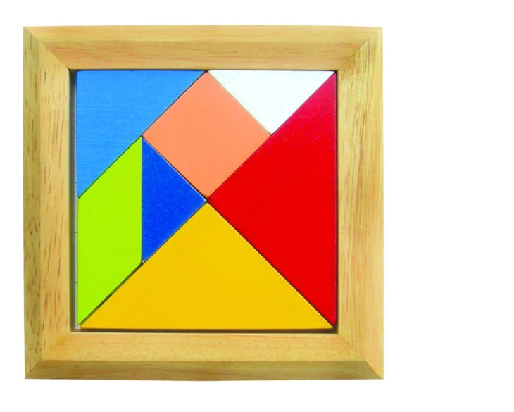Trò chơi Tangram đơn | Đồ chơi trí uẩn màu xếp hình tư duy thông minh