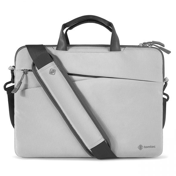 Túi Xách/ Túi Đeo Vai TOMTOC (USA) Messenger Bags Cho Macbook 13”/14” Ultrabook 13″ Chống Sốc Và Có Thêm Ngăn Phụ Kiện Hàng Chính Hãng