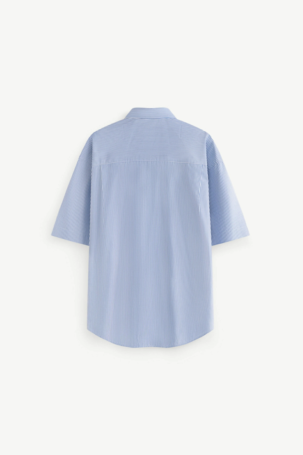 Áo Sơ Mi Nam ROUTINE Tay Ngắn Họa Tiết Kẻ Sọc Form Oversize - 10S24SHS003 | LASTORE MENSWEAR