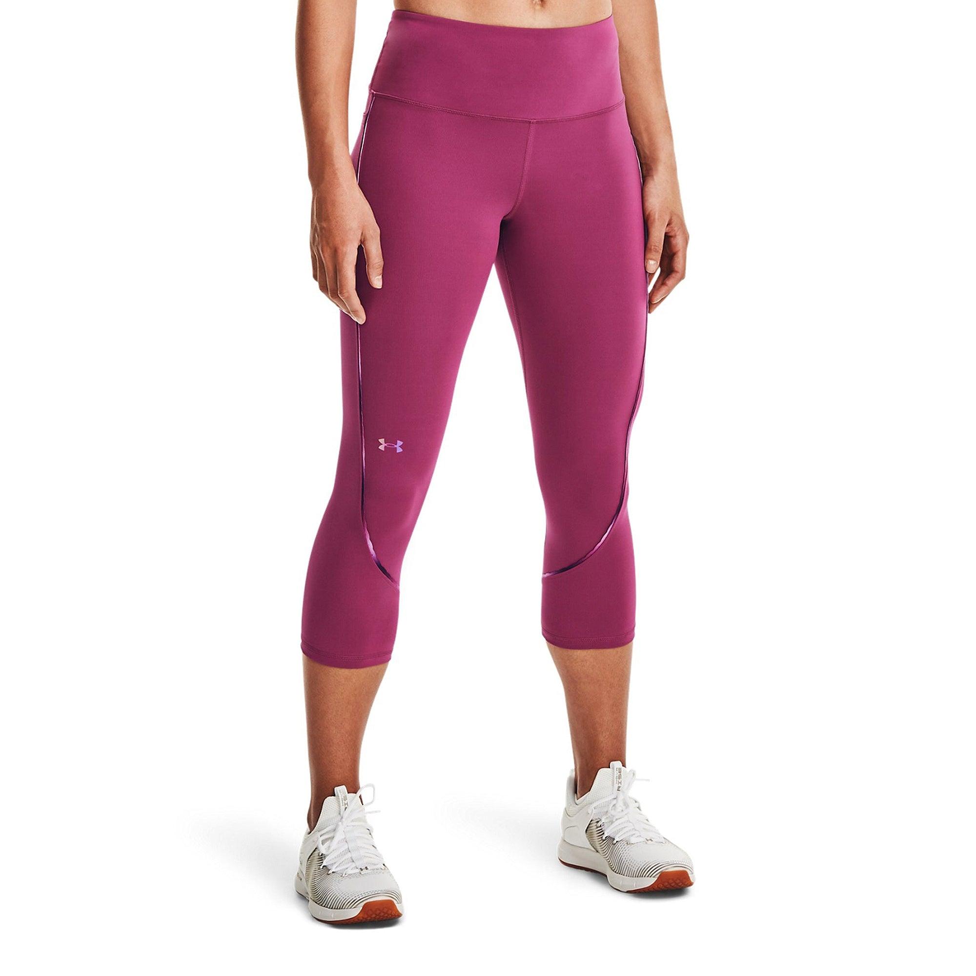 Quần legging thể thao nữ Under Armour Baselayer UA Rush Scallop Capri NS - 1365354-678