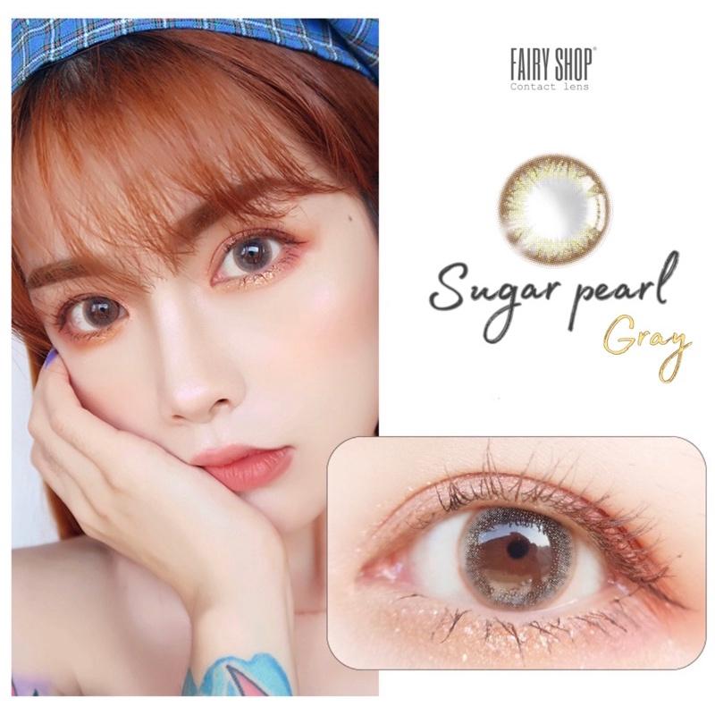 Kính Áp Tròng Sugar Pearl Gray cao cấp 14.0mm - Kính Áp Tròng FAIRY SHOP CONTACT LENS độ 0 đến 6