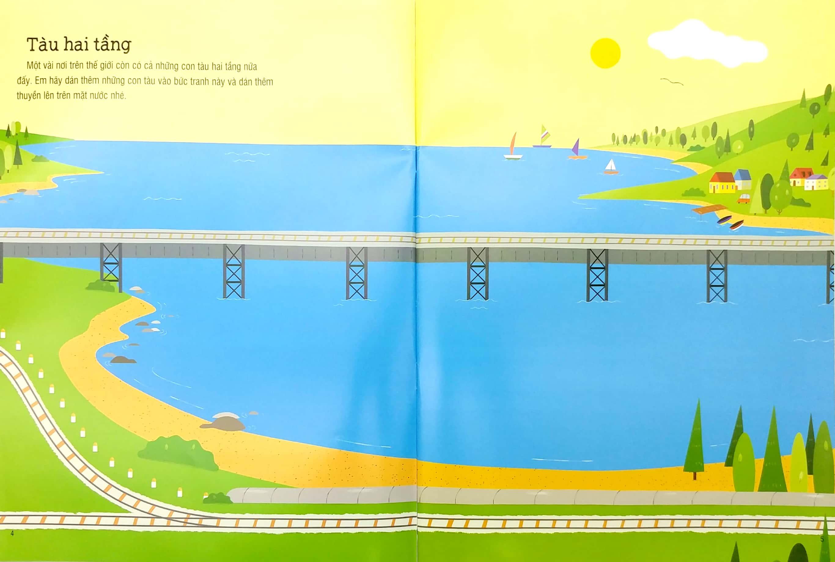 First Sticker Book - Sách Dán Hình Đầu Đời Cho Bé - Tàu Hỏa