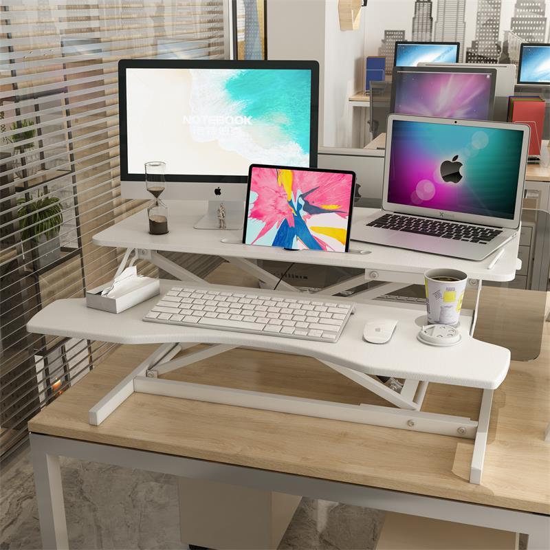 Thuận lợi nhất đứng bàn làm việc bàn nâng giá máy tính máy tính xách tay màn hình máy tính để bàn có thể điều chỉnh giá nâng chiều cao bàn