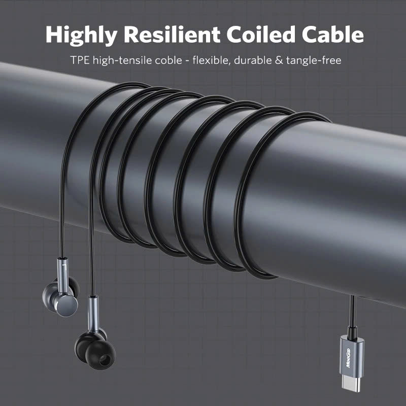 Tai Nghe Có Dây Chân Type C Cho Iphone 15 16 17 Samsung Xiaomi Cao Cấp Âm Thanh Hay Có Mic Nghe Nhạc Chơi Game - Hàng chính hãng - Tai Nghe Có Dây Nhét Tai