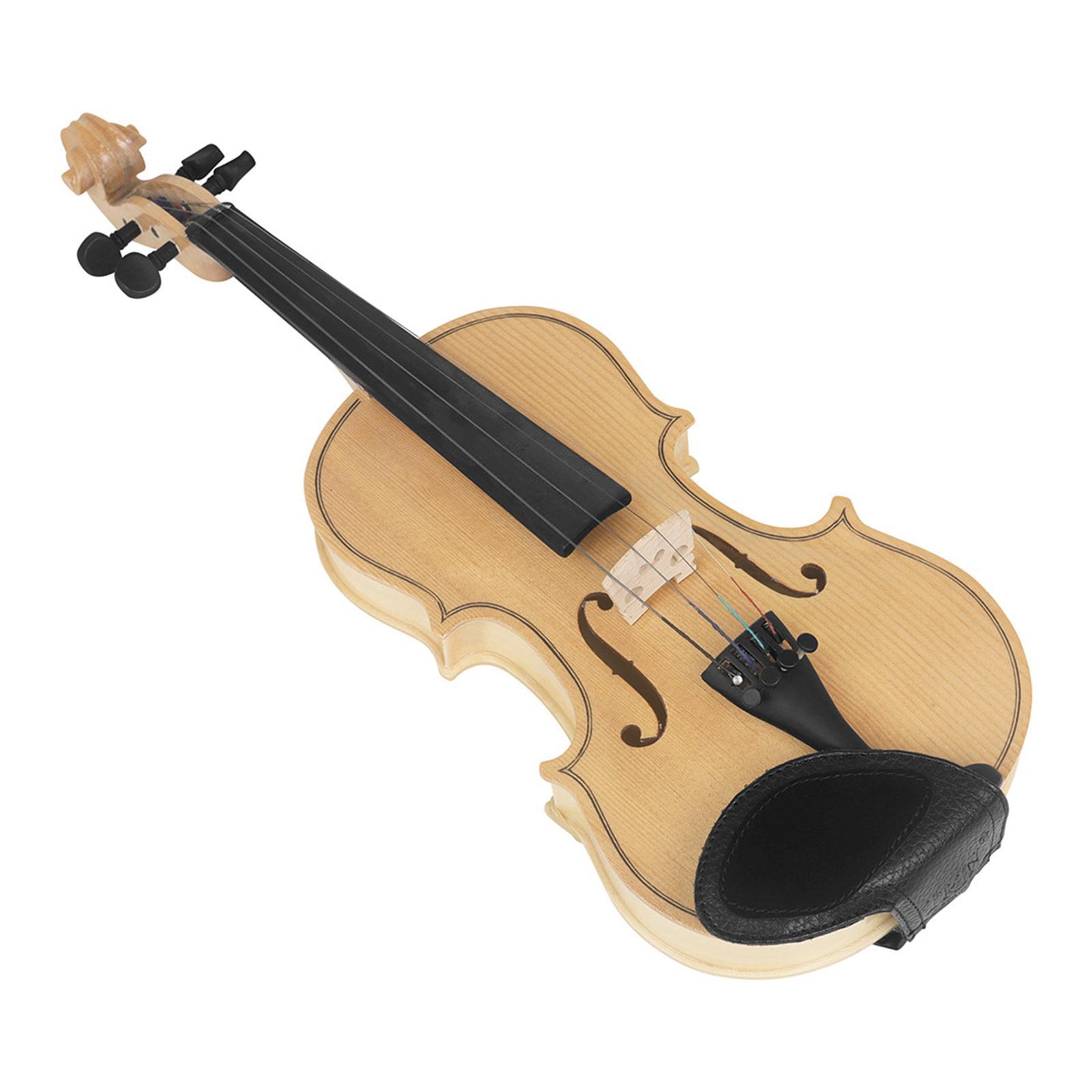 Violin Shoulder Rest 1/4 - 1/2 Violins Pad Cover for Beginners Professionals