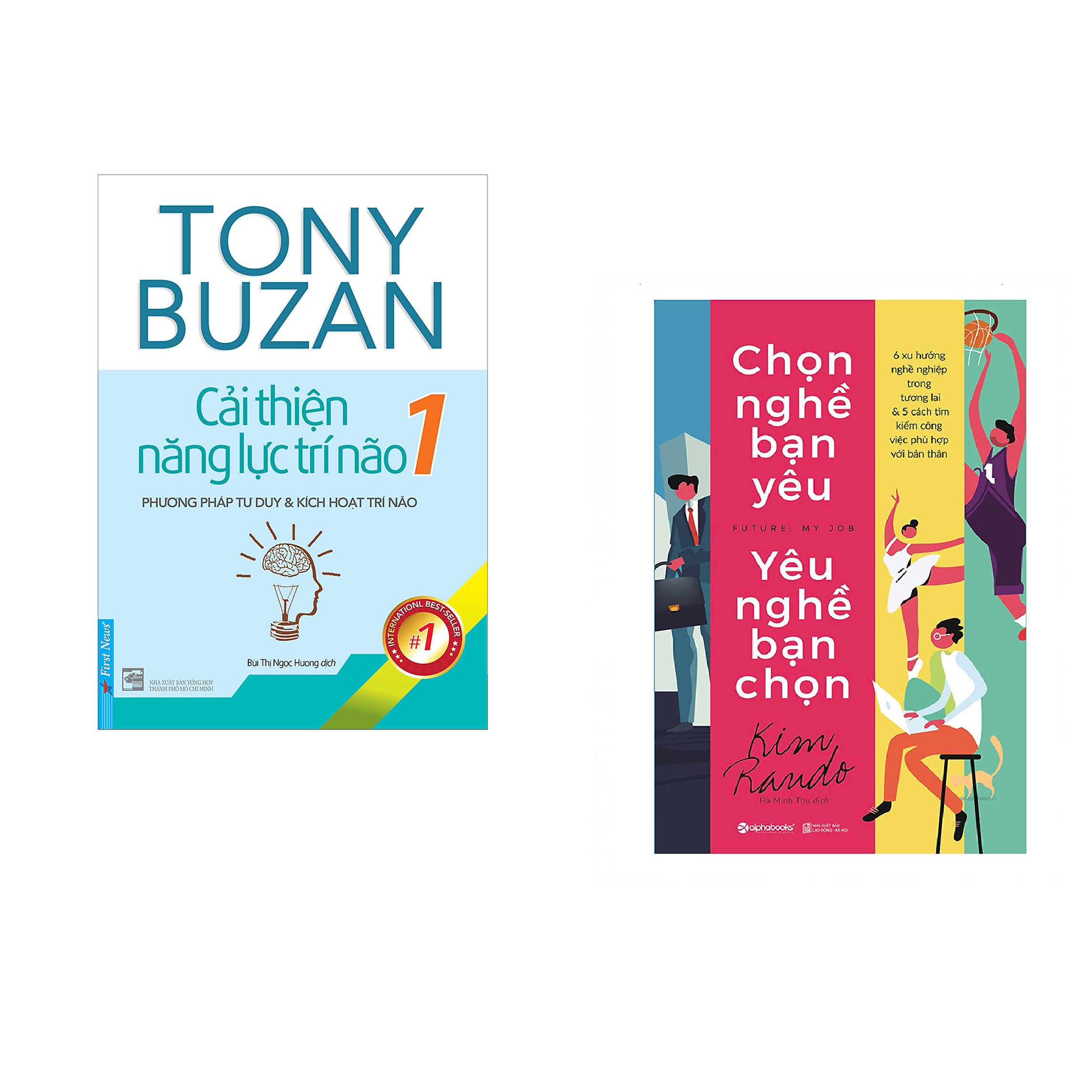 Combo 2 cuốn sách: Tony Buzan - Cải Thiện Năng Lực Trí Não 1 + Chọn Nghề Bạn Yêu Yêu Nghề Bạn Chọn