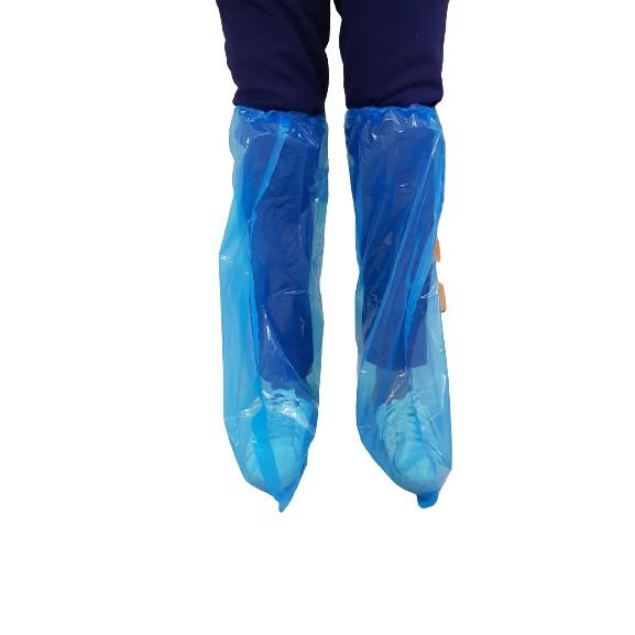 Ủng, bao giày đi mưa nilong loại 1 DÀI QUA GỐI, có thể dùng làm đồ bảo hộ chắc chắn, không mùi, tái sử dụng từ 5 đến 7 l