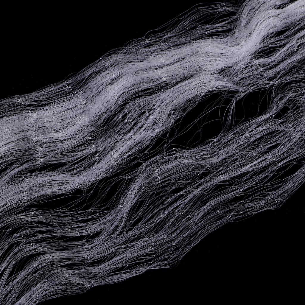 Fishing Net 3 Layers With Monofilament Small Mesh Gill Nylon Hole Size 4x4cm