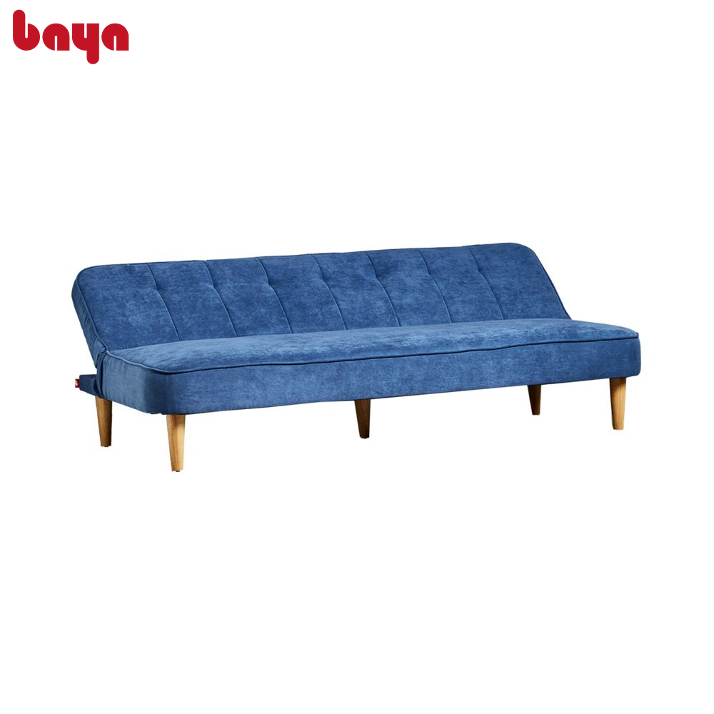 Sofa Giường BAYA GINA Làm Từ Gỗ Cao Su, Gỗ Ván Ép Có Độ Bền Cao, Chất Liệu Vải Mềm Cùng Nệm Mút Có Độ Cứng Và Đàn Hồi Vừa Phải, Mang Đến Cảm Giác Êm Ái, Thoải Mái