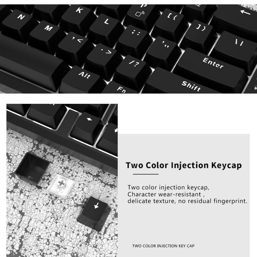 Wired/Wireless Dual Mode Gaming Mechanical Keyboard