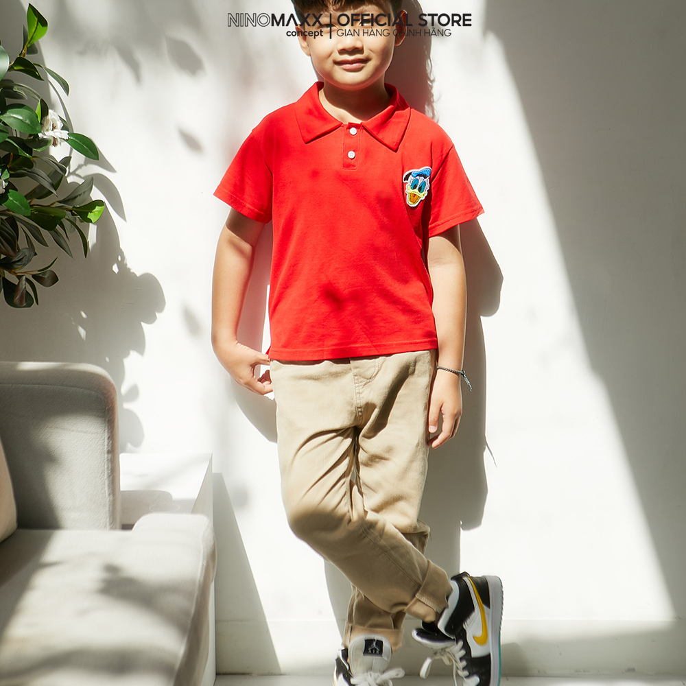 NINOMAXX KIDS Quần Khaki Bé trai dài cotton 1910165