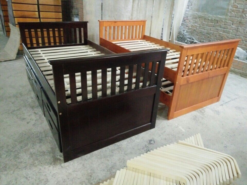 Giường hộp 2 tầng có ngăn kéo DP92
