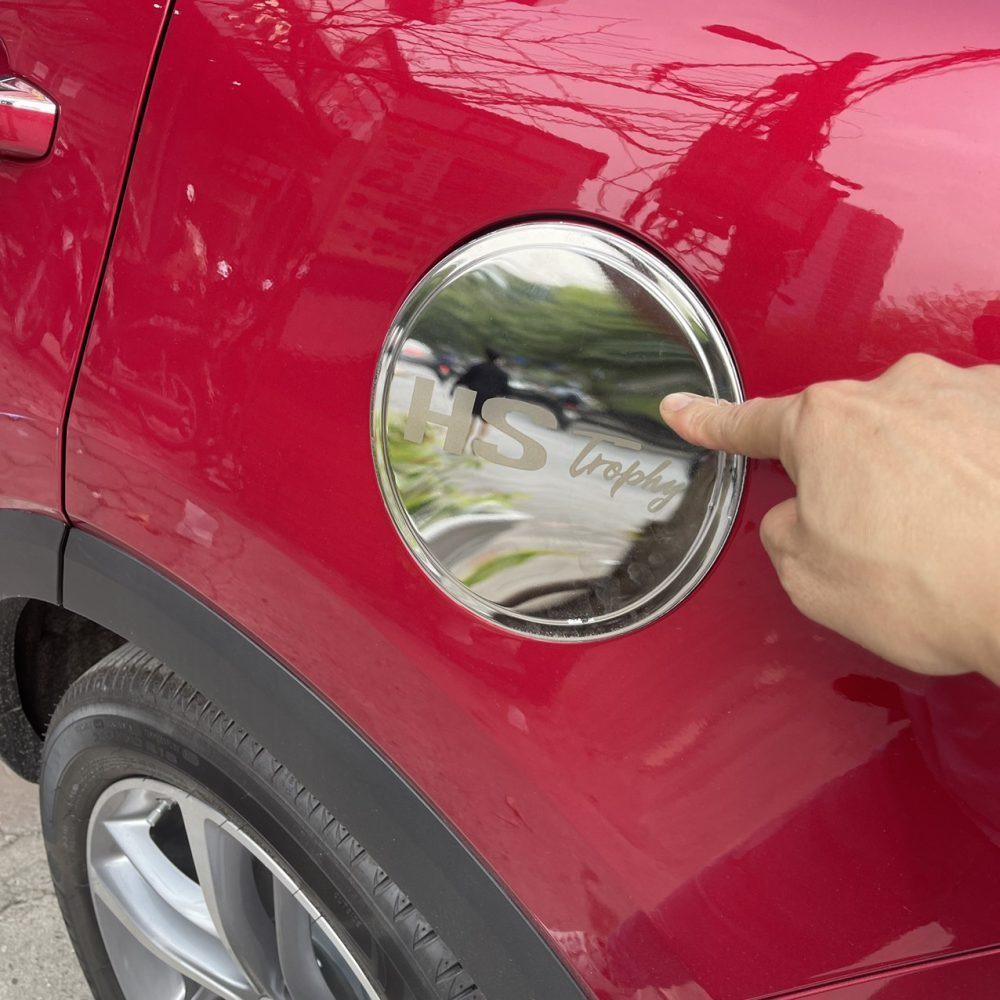 Ốp nắp bình xăng MG HS