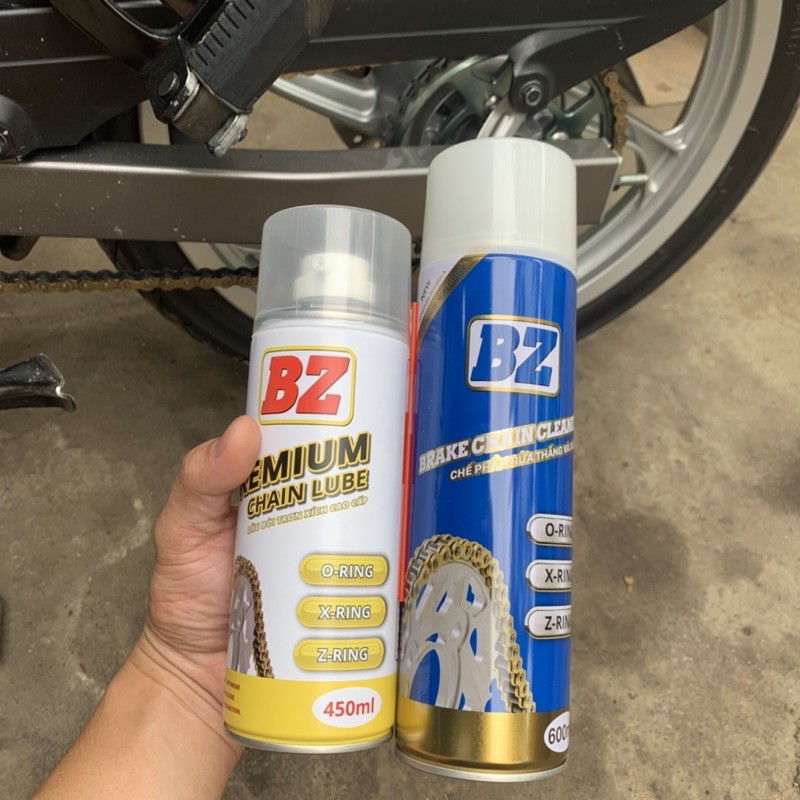 Combo Xịt dưỡng sên cao cấp BZ 450ml và Xịt rửa sên BZ 600ml