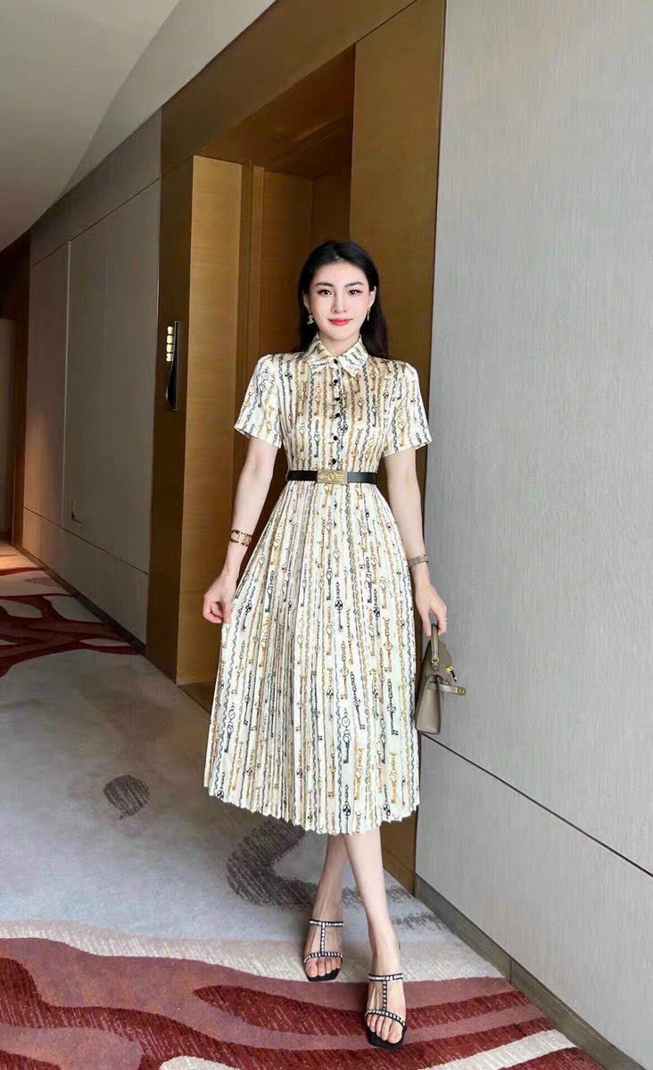 ĐẦM XÒE LỤA HỌA TIẾT SIÊU ĐẸP